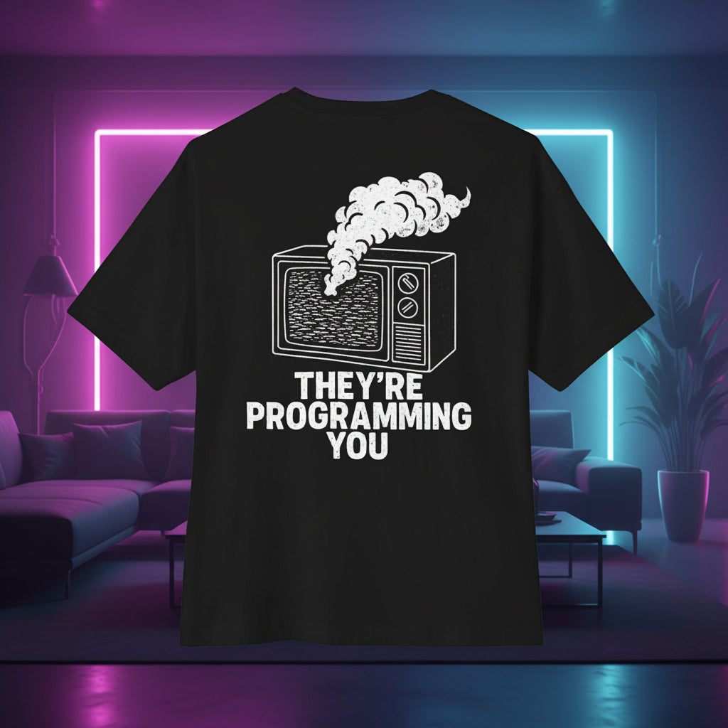 'TV OFF' Logo T-Shirt