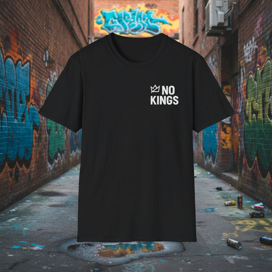 'No Kings' 100% Cotton T Shirt