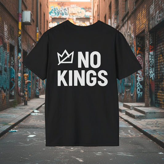 'No Kings' 100% Cotton T Shirt