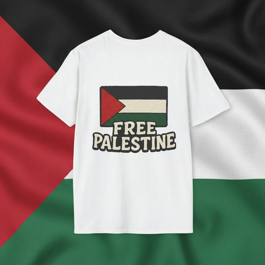 'Free Palestine' 100% Cotton T Shirt